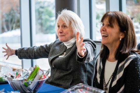 UNH community members supporting students during finals